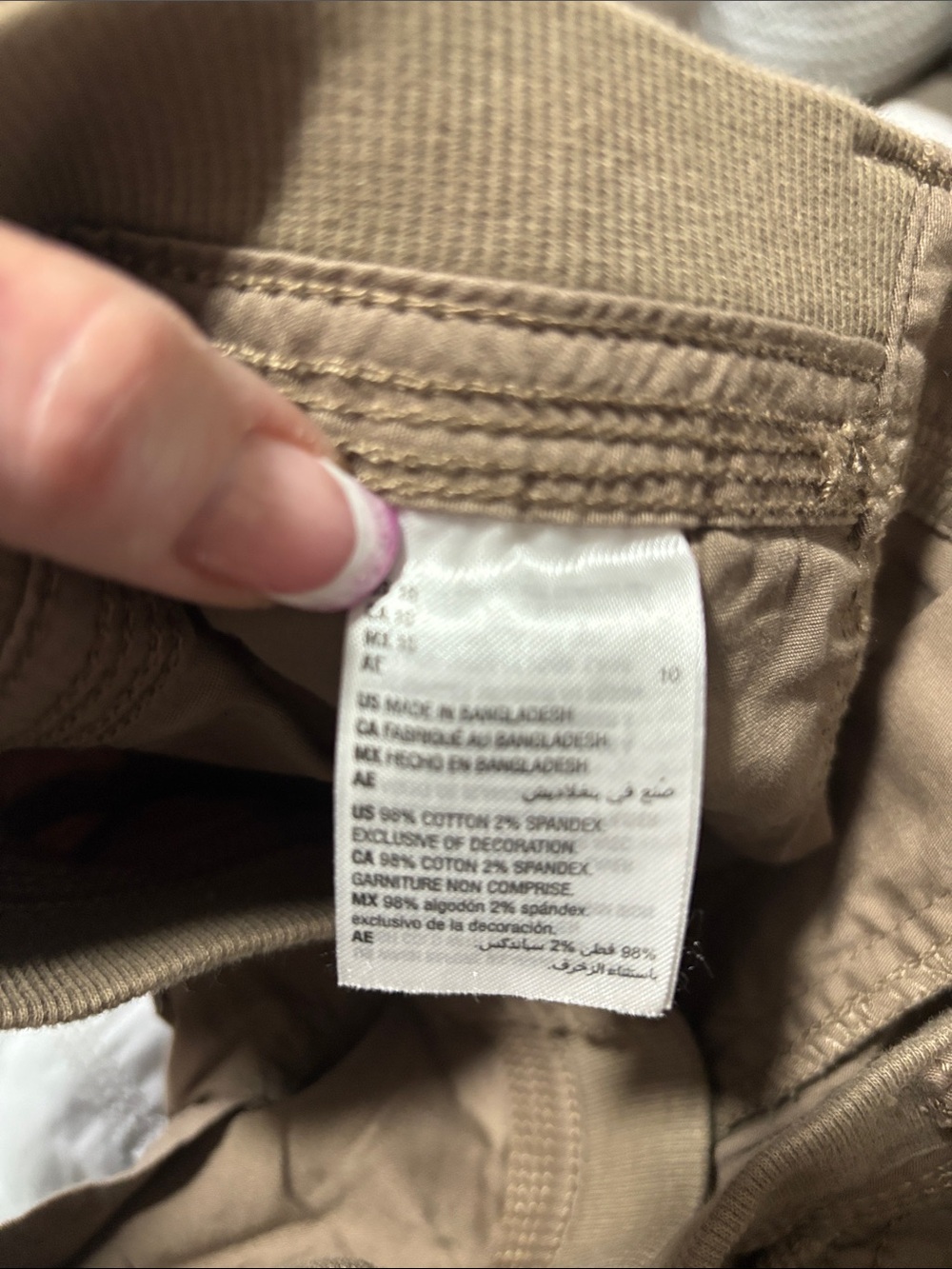 Style & Co. Women's Brown Capris Cargo Pants - Picture 5 of 7